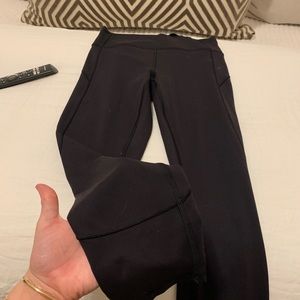 LuluLemon All The Right Places Black Legging Size8